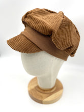 Lade das Bild in den Galerie-Viewer, Michel Mütze Ballonmütze Cord Hellbraun