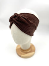 Lade das Bild in den Galerie-Viewer, Bio Cord Rock Damen Braun Waldpilze Steinpilze Taschen mit oder ohne Haarband