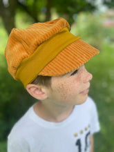 Lade das Bild in den Galerie-Viewer, Michel Mütze Ballonmütze Cord Senfgelb