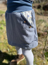 Lade das Bild in den Galerie-Viewer, Musselin Rock Hellblau Wiesenelfen mit oder ohne Haarband