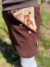 Lade das Bild in den Galerie-Viewer, Bio Breidcord Rock Braun Rehfamilie mit oder ohne Haarband