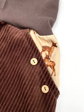 Lade das Bild in den Galerie-Viewer, Bio Breidcord Rock Braun Rehfamilie mit oder ohne Haarband