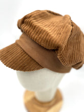 Lade das Bild in den Galerie-Viewer, Michel Mütze Ballonmütze Cord Hellbraun