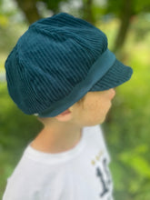 Lade das Bild in den Galerie-Viewer, Michel Mütze Ballonmütze Cord Meeresblau
