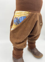Lade das Bild in den Galerie-Viewer, CORDNICKY-HOSE HELLBRAUN BAUSTELLE BAGGER