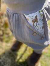 Lade das Bild in den Galerie-Viewer, MUSSELIN-HOSE Grau Reh