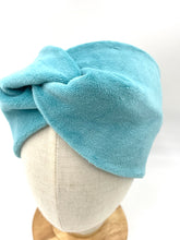 Lade das Bild in den Galerie-Viewer, Haarband aus Samt in Aquablau für Damen & Kinder