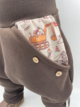 Lade das Bild in den Galerie-Viewer, SWEAT-HOSE BRAUN BAUSTELLE BAGGER