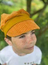 Lade das Bild in den Galerie-Viewer, Michel Mütze Ballonmütze Cord Senfgelb