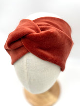 Lade das Bild in den Galerie-Viewer, Haarband aus Samt in Rostrot für Damen & Kinder