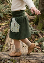 Lade das Bild in den Galerie-Viewer, Bio Breidcord Rock Waldgrün Feen Wesen mit oder ohne Haarband