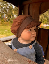 Lade das Bild in den Galerie-Viewer, Michel Mütze Ballonmütze Cord Braun