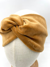 Lade das Bild in den Galerie-Viewer, Haarband aus Samt in Senfgelb-Gold für Damen & Kinder