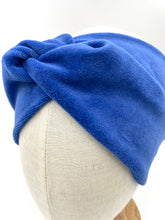 Lade das Bild in den Galerie-Viewer, Haarband aus Samt in Marineblau für Damen & Kinder