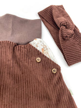 Lade das Bild in den Galerie-Viewer, Bio Breidcord Rock Braun Eselfamilie mit oder ohne Haarband