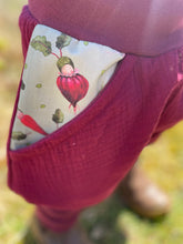 Lade das Bild in den Galerie-Viewer, MUSSELIN-HOSE Beere Rotebete