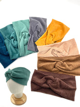 Lade das Bild in den Galerie-Viewer, Haarband Bio Breitcordnicky für Groß und Klein in verschiedenen Farben