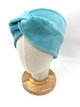 Lade das Bild in den Galerie-Viewer, Haarband aus Samt in Aquablau für Damen & Kinder