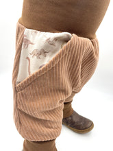 Lade das Bild in den Galerie-Viewer, CORDNICKY-HOSE Haselnuss Dinosaurier