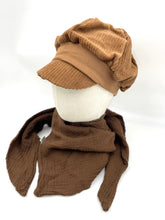Lade das Bild in den Galerie-Viewer, Michel Mütze Ballonmütze Cord Hellbraun