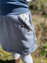 Lade das Bild in den Galerie-Viewer, Musselin Rock Hellblau Wiesenelfen mit oder ohne Haarband