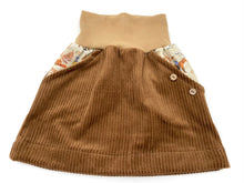 Lade das Bild in den Galerie-Viewer, Bio Breidcord Rock Hellbraun/Beige Fuchsliebe mit oder ohne Haarband