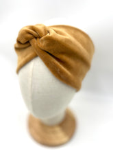 Lade das Bild in den Galerie-Viewer, Haarband aus Samt in Senfgelb-Gold für Damen & Kinder