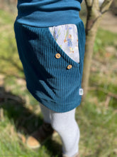 Lade das Bild in den Galerie-Viewer, Bio Breidcord Rock Meeresblau Frühlingselfen mit oder ohne Haarband