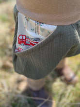 Lade das Bild in den Galerie-Viewer, MUSSELIN-HOSE Khaki Feuerwehr