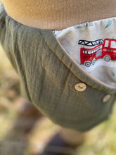 Lade das Bild in den Galerie-Viewer, MUSSELIN-HOSE Khaki Feuerwehr