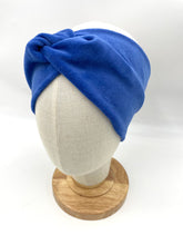 Lade das Bild in den Galerie-Viewer, Haarband aus Samt in Marineblau für Damen & Kinder