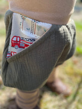 Lade das Bild in den Galerie-Viewer, MUSSELIN-HOSE Khaki Feuerwehr
