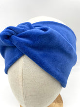 Lade das Bild in den Galerie-Viewer, Haarband aus Samt in Marineblau für Damen & Kinder