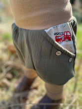 Lade das Bild in den Galerie-Viewer, MUSSELIN-HOSE Khaki Feuerwehr
