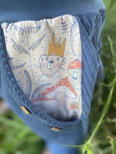 Lade das Bild in den Galerie-Viewer, CORDNICKY-H0SE CORD Blau Gruselwusel