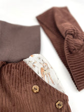 Lade das Bild in den Galerie-Viewer, Bio Breidcord Rock Braun Eselfamilie mit oder ohne Haarband