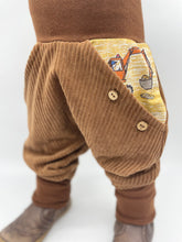 Lade das Bild in den Galerie-Viewer, CORDNICKY-HOSE HELLBRAUN BAUSTELLE BAGGER