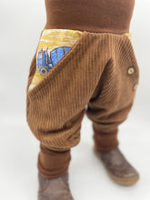 Lade das Bild in den Galerie-Viewer, CORDNICKY-HOSE HELLBRAUN BAUSTELLE BAGGER