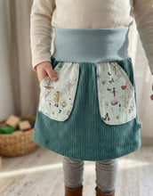 Lade das Bild in den Galerie-Viewer, Bio Breidcord Rock Mint Feen Sommer mit oder ohne Haarband