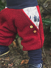 Lade das Bild in den Galerie-Viewer, WOLLWALK-HOSE ROT FUCHS