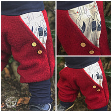 Lade das Bild in den Galerie-Viewer, WOLLWALK-HOSE ROT FUCHS
