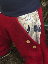 Lade das Bild in den Galerie-Viewer, WOLLWALK-HOSE ROT FUCHS