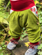 Lade das Bild in den Galerie-Viewer, CORDNICKY-HOSE HELLGRÜN RADIESCHEN