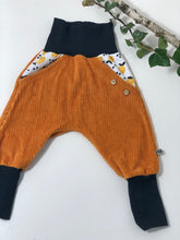 Lade das Bild in den Galerie-Viewer, CORDNICKY-HOSE SENFGELB ZITRONE