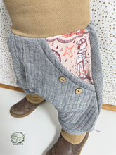 Lade das Bild in den Galerie-Viewer, MUSSELIN-HOSE BLAUMILIERT WIKINGERLEBEN