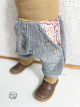 Lade das Bild in den Galerie-Viewer, MUSSELIN-HOSE BLAUMILIERT WIKINGERLEBEN