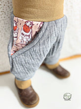 Lade das Bild in den Galerie-Viewer, MUSSELIN-HOSE BLAUMILIERT WIKINGERLEBEN