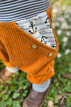 Lade das Bild in den Galerie-Viewer, CORDNICKY-HOSE SENFGELB ANKER