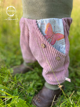Lade das Bild in den Galerie-Viewer, CORDNICKY-HOSE ALTROSA SCHMETTERLING