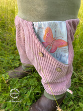 Lade das Bild in den Galerie-Viewer, CORDNICKY-HOSE ALTROSA SCHMETTERLING